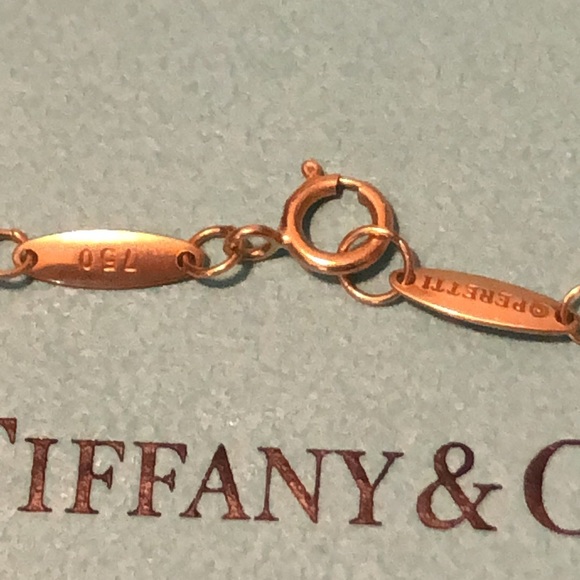 (SOLD) Tiffany blue lapis bean necklace - Picture 3 of 6